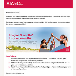 EB client without AIA Vitality - Email template